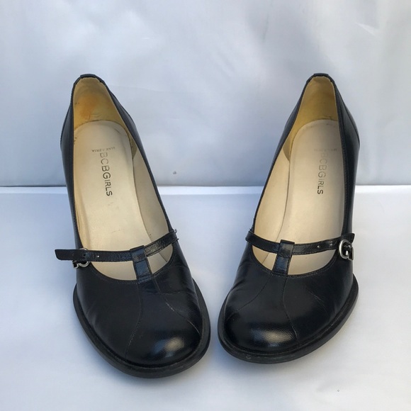 BCBG Maxazria Black Mary Jane heels sz US 7.5 - Picture 4 of 12